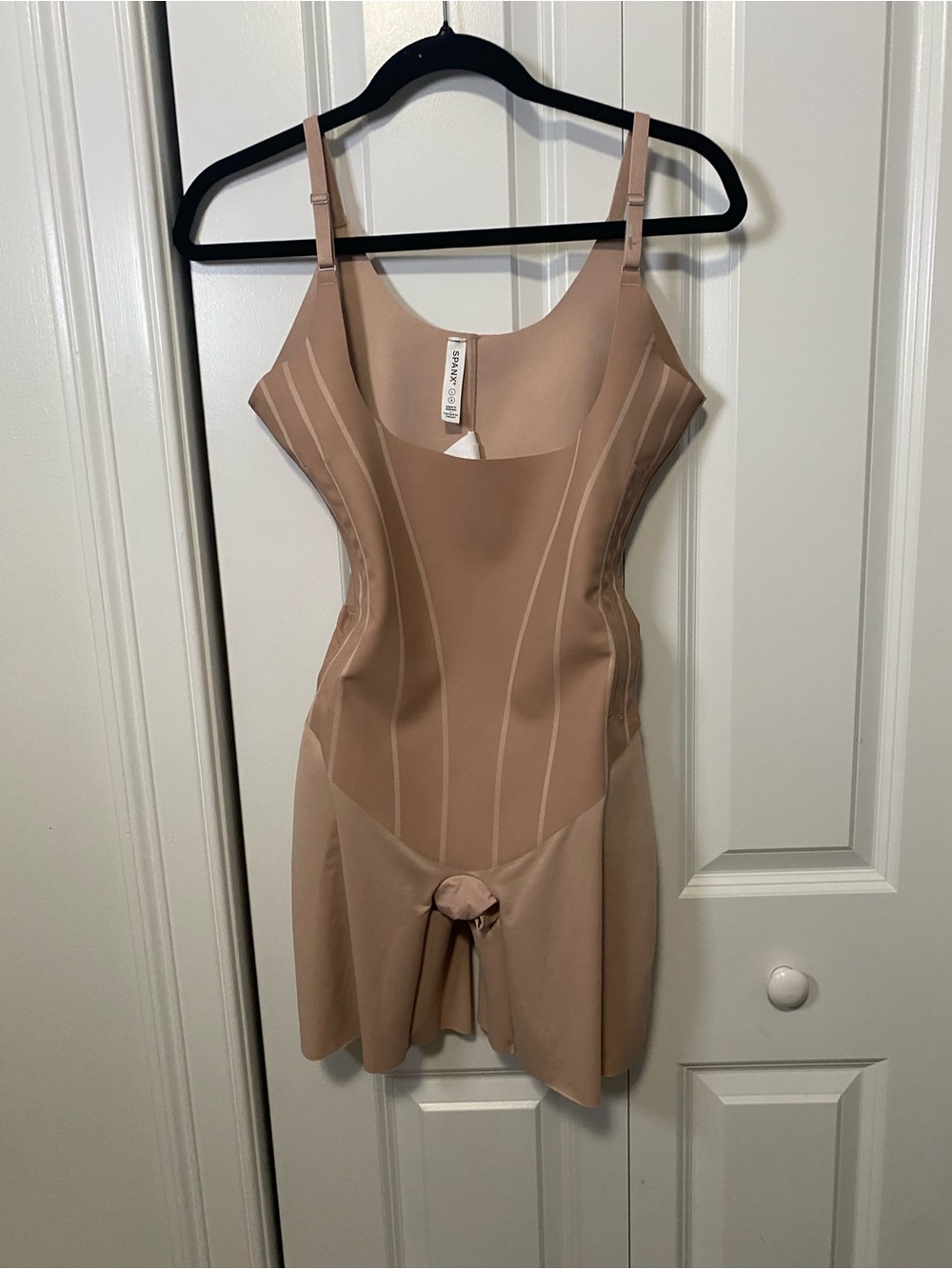 Spanxsupersculpt Total Contour Open Bust Mid Thigh Bodysuit